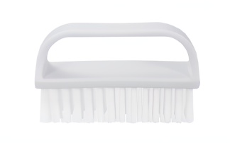 Brosse à ongles 4'' x 1-1/2'' blanche
